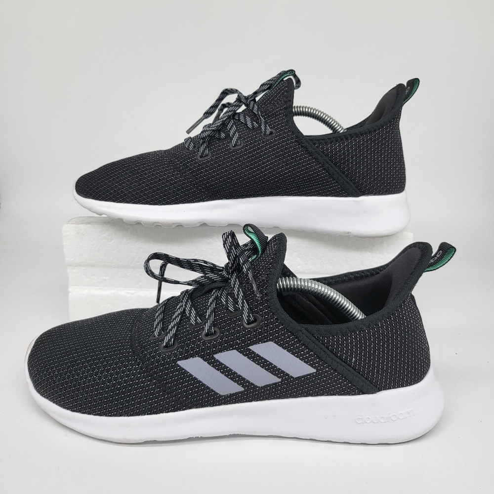 New Adidas Ladies' Cloudfoam Pure Sneaker Shoes - Picture 8 of 9
